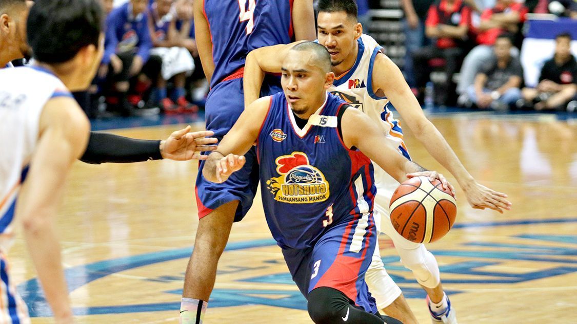 Paul Lee Magnolia Hotshots | GGSLOT | Sports & Games News Veteran guard Paul Lee of the Magnolia Hotshots taking a four-pointer