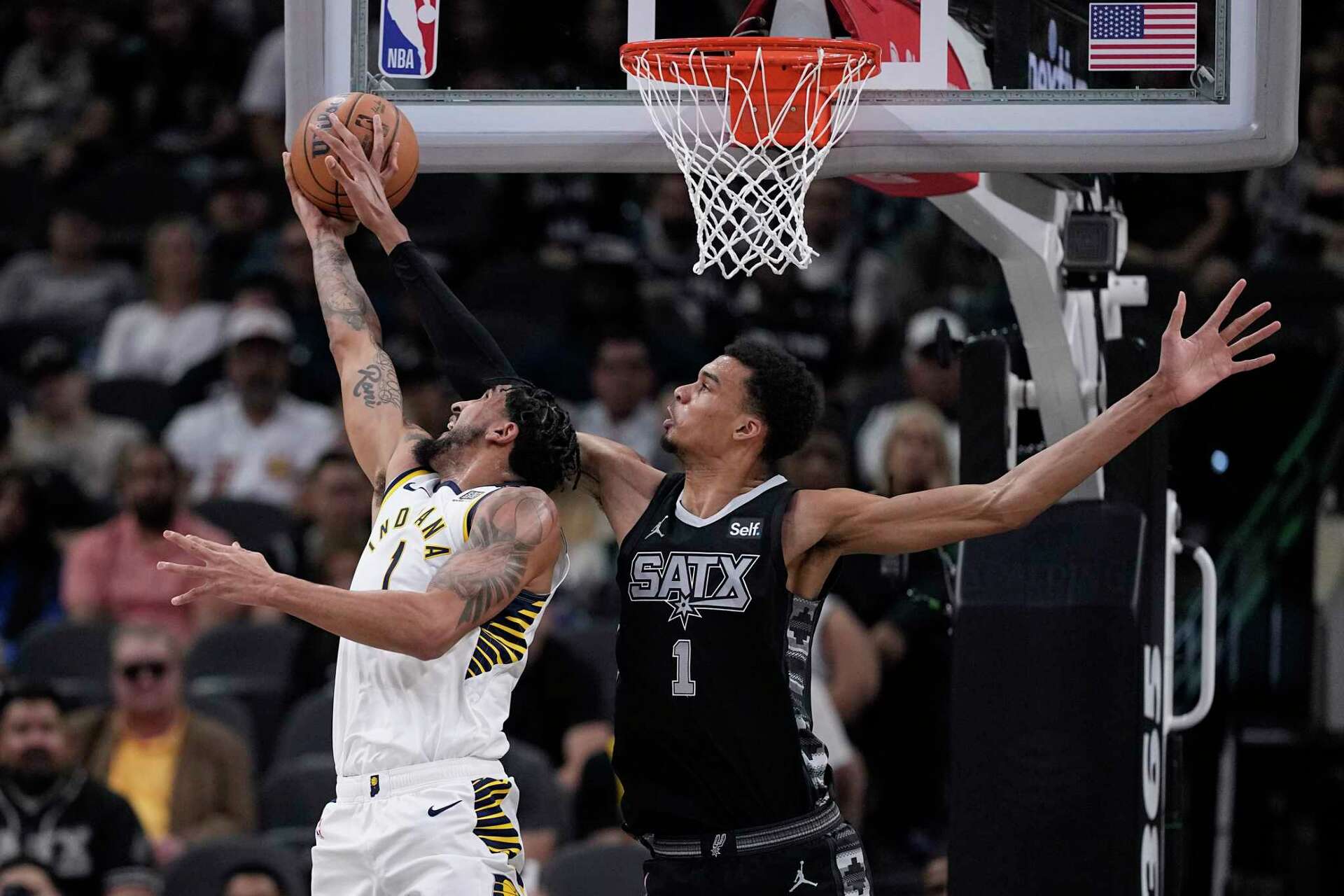 Victor Wembanyama blocking a shot | GGSLOT | Sports & Games News Victor Wembanyama blocking a shot, a key reason to expect San Antonio Spurs NBA Playoff Upsets.