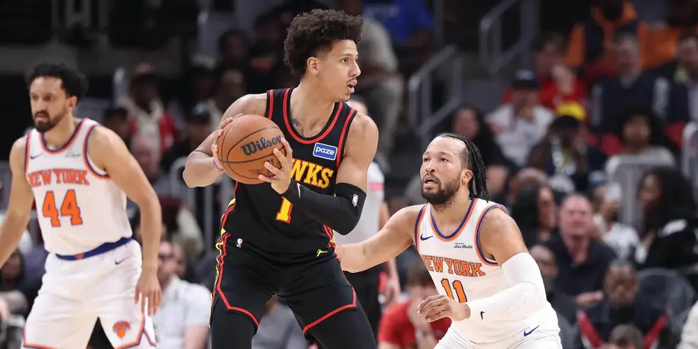 Jalen-Johnson-Jalen-Brunson | GGSLOT | Sports & Games News Young NBA stars facing veteran players during the 2026 NBA Playoffs Round 1 matchup