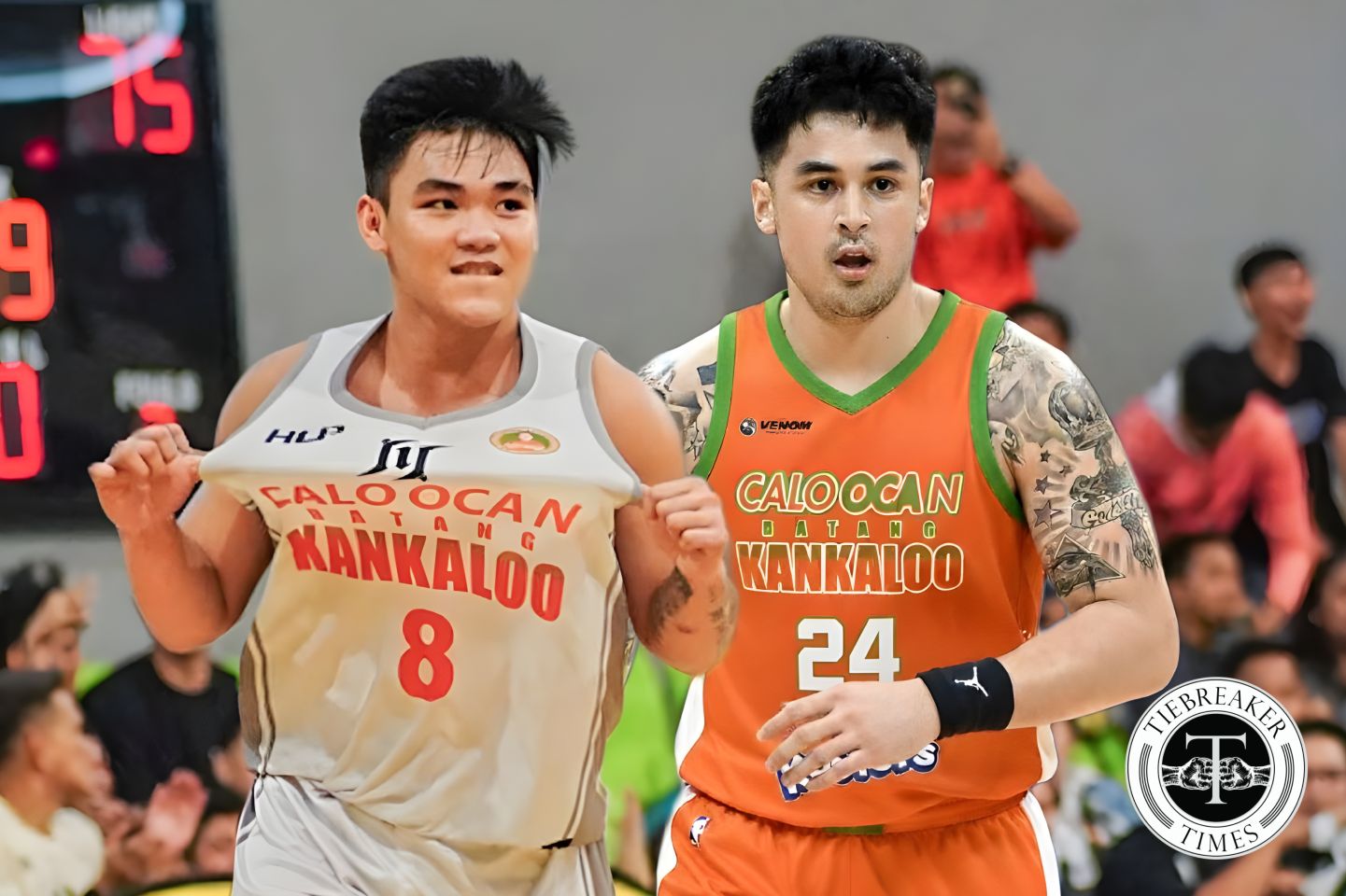 Caloocan Batang Kankaloo players celebrating a big win.