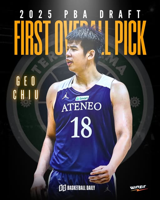 Top draft pick Geo Chiu