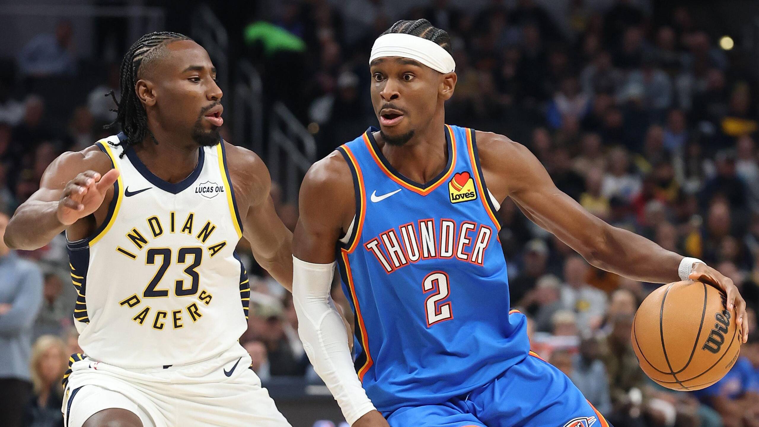 Shai Gilgeous-Alexander leading the Oklahoma City Thunder rotation during their competitive 2026 NBA Playoffs campaign