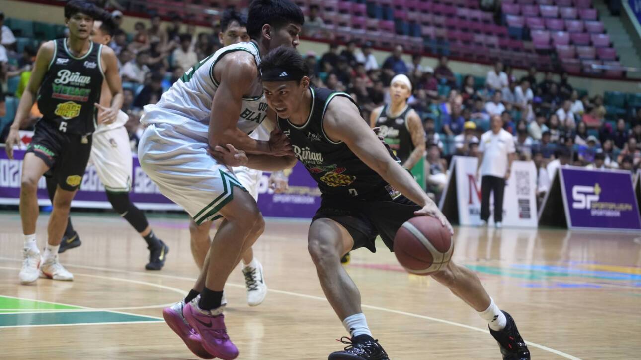 Intense basketball game for mpbl playoffs standings.
