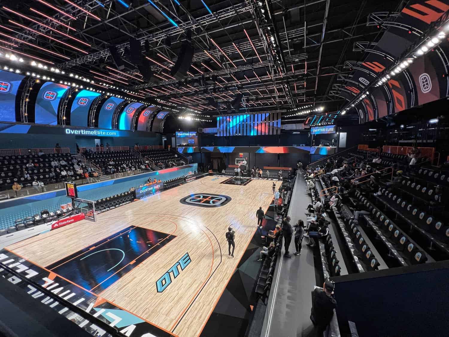 nba-free-agency-post-draft-roster-moves | GGSLOT | Sports & Games News An atmospheric view of an elite professional basketball court during the off-season.