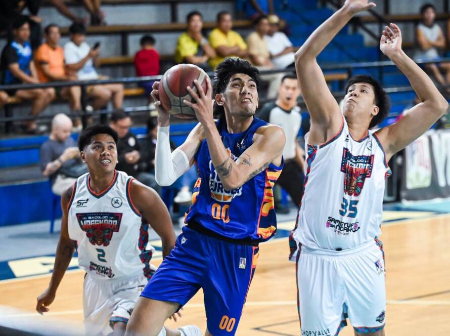 MPBL live today playoff action featuring basketball players in competitive game