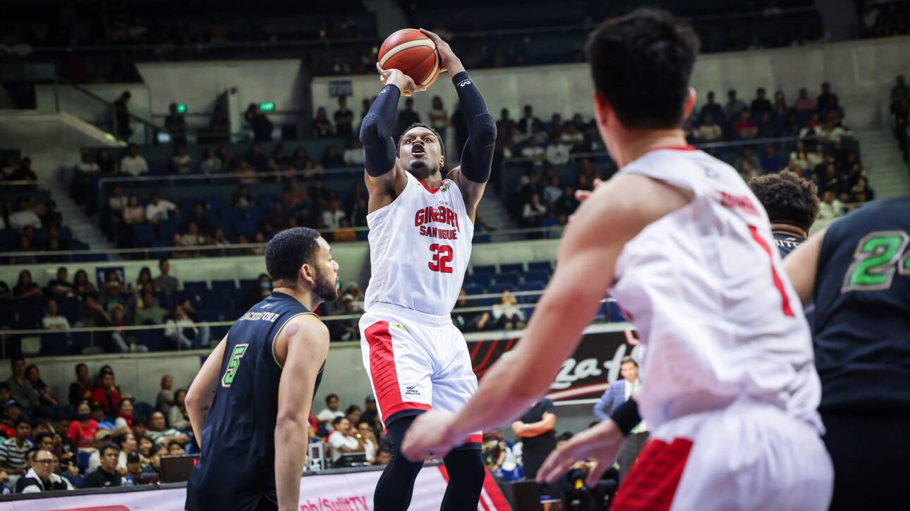 PBA player driving to the basket during a Governors Cup game.